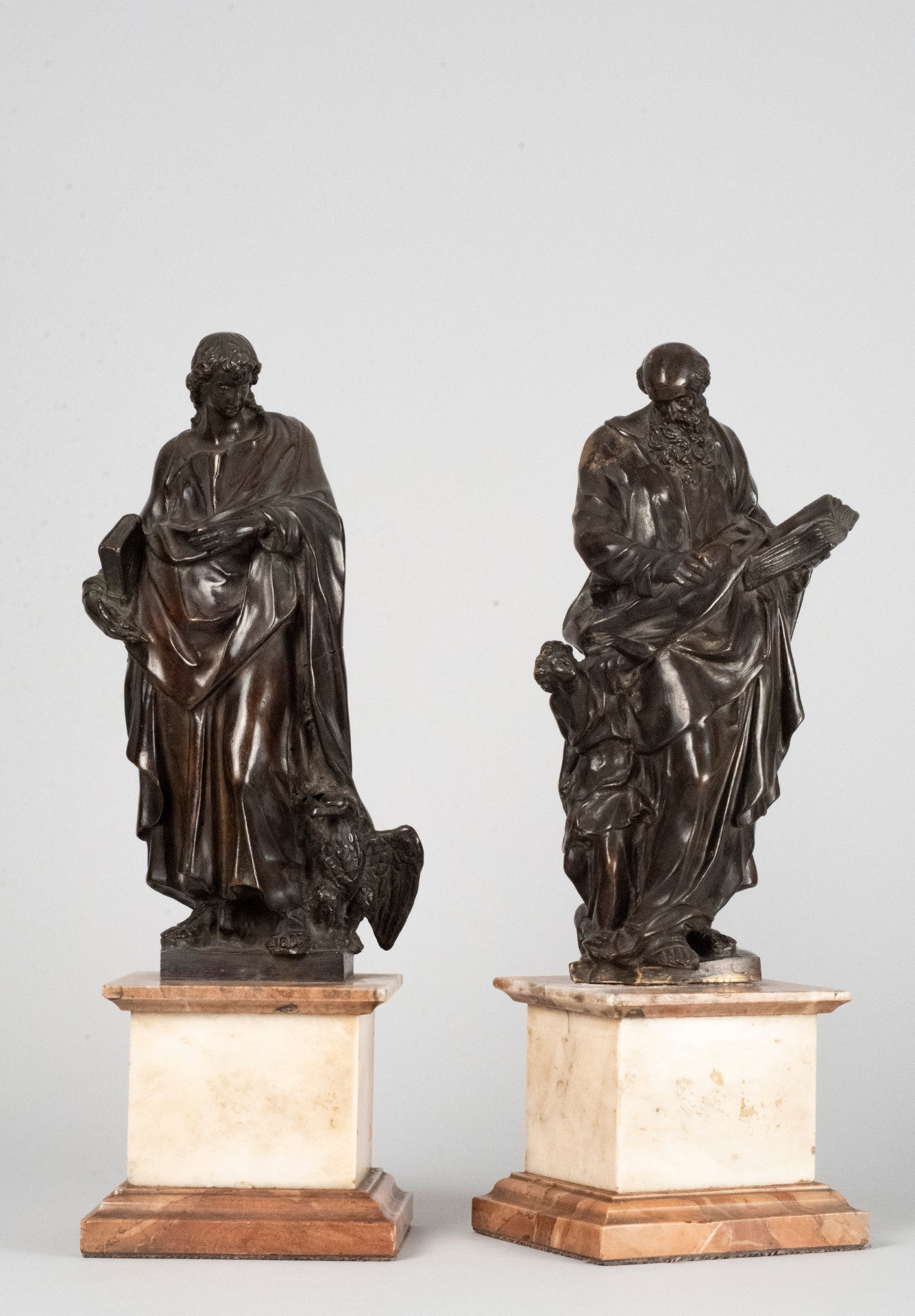 Jacob Cornelisz Cobaert, known as Copé the Fleming (c. 1530 – Rome 1615), Saint John and Saint Matthew